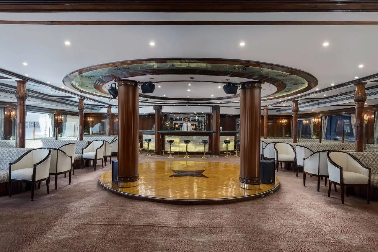 Lounge aboard the Radamis II Nile Cruise Nile cruise